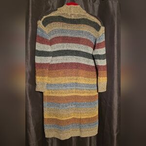 DAVI & DANI Multicolor Striped Cardigan